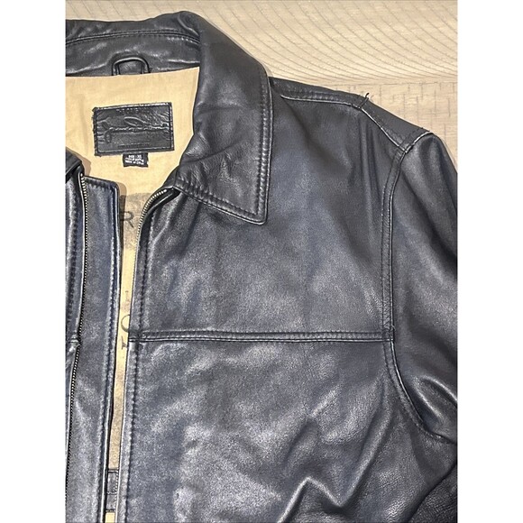 James Dean The Original Black Leather Jacket Coat Men’s Size XL LMTD Edition - Picture 2 of 13